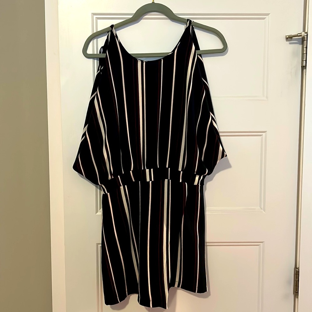 Navy Romper